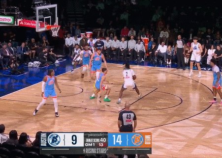 开云-杨瀚森8分钟10分闪耀新秀赛！三分、突破样样都有